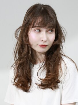 ピークアブー 原宿ハラカド(PEEK-A-BOO) 姫カットレイヤーロングミディアムハッシュカット20代30代#25