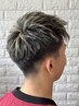 【学割U-24】ハイライトカラー&メンズカット眉カット　￥17000→￥11000