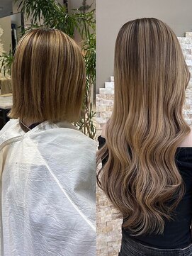 アンククロス 表参道(ANKH CROSS) 超最高級品質ロアバージンエクステ[ビフォーアフター]