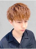 20代30代40代モテ髪コンマヘアメンズショートブラウンベージュ