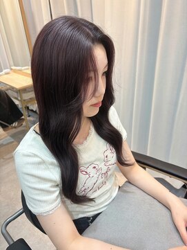 コタ(kota) ピンクブラウン×韓国風巻き♪