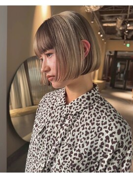 スクリーン(SCREEN) ボブ/ミニボブ/ミルクティーベージュ/三宮/三ノ宮/元町/居留地