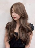 韓国ヘアー/ダブルカラー/ハイライト/イメチェン/エクステ/梅田