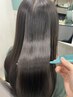 【大人気！】似合わせカット＋髪に優しい縮毛矯正＋4stepTR ￥25000[髪質改善]