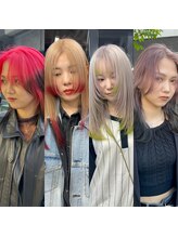 ダメージレスで叶える♪ツヤ髪×透明感デザインカラー