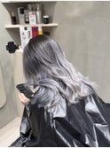 ホワイトシルバーバレイヤージュ