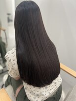 キキ(kiki)&nbsp;ダークブラウン_外ハネボブセクションカラー_kiki0032