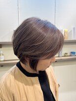 ソエル(Soell)&nbsp;神戸 三宮 髪質改善 ショート 白髪ぼかしハイライト 白髪染め