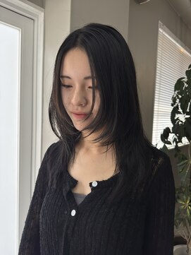 ダイアモンドリリーキートス(Diamond Lily kiitos) クラゲヘアー/小顔に見せるヘア/ココアベージュ/一宮