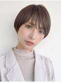 丸みコンパクトショート/ナチュラルハイライト/くびれp大宮