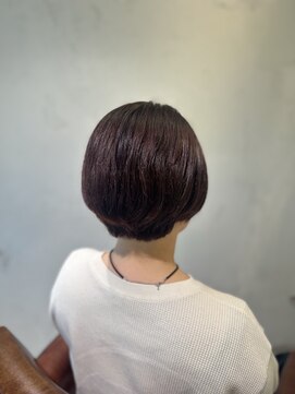 サンカリ 真法院店(SANKARI) ショートボブ×ワインレッド