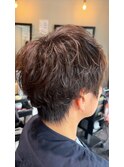 ミセス×パーマ×ショートスタイル