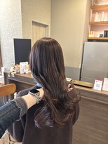 ハロ 蕨(HALO)&nbsp;ブリーチ無しで艶々ブラウン【阿部佑香】