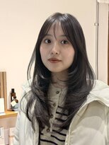 クロ 代官山(CURO)&nbsp;レイヤーカット/ハッシュカット/ブリーチなしカラー/レイヤー