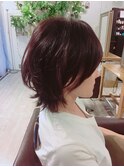 低温デジタルパーマでニュアンスショート 担当 黒岩明子
