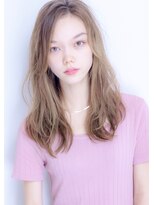 ヘアサロン ガリカ 表参道(hair salon Gallica)&nbsp;ヘルシーレイヤー × ミルクティベージュ☆小顔3Dカラー☆