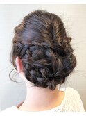 かんしゃ【Ｍａｒｉｋｏ】艶髪×編み込みヘアセット