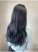 透明感抜群ブルーヘア