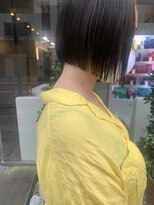 ヘアーアンドメイク シーク 八王子(HAIR&MAKE SeeK) ぷつっと 切りっぱなしボブ