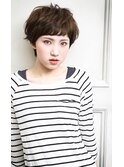 大人女子短め前髪イメチェンショート　0403