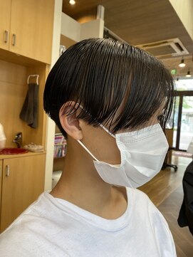 フレンズ 手稲店(friend's) マイキーカット　前下がり　マッシュ