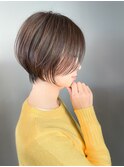 丸みショートボブ