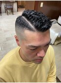 【GROOMERS 稲田】 サイドパート コテパーマ  スペインカール