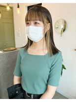 ブランココ(BlanCoCo)&nbsp;顔まわりインナーカラー