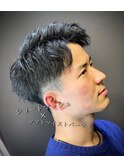 ツイストショートマッシュスタイル