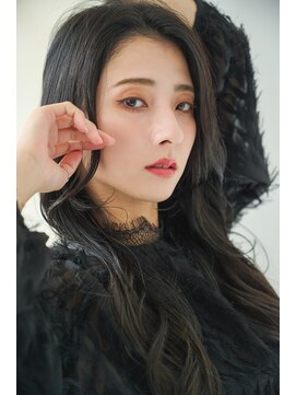 リトル ガレリア 新宿(little galleria) 韓国風黒髪ゆるウェーブ