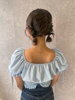 アース 三軒茶屋店(HAIR&MAKE EARTH) タイトツインアレンジ/ツインアレンジ/タイトアレンジ