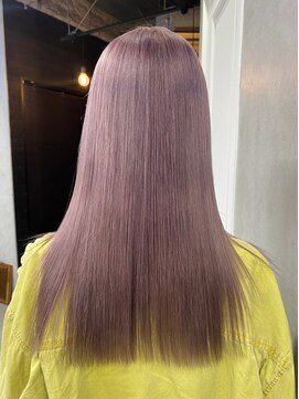 キラ 原宿(KILLA) ダブルカラー/マチルダボブ/ピンクベージュ/インナーグレージュ