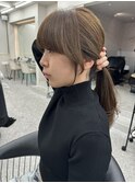 髪質改善　レイヤーカット　顔周りレイヤー　韓国ヘア　レイヤー