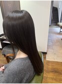 アッシュカラー 髪質改善トリートメント