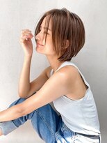 ギークス(GEEKS)&nbsp;【GEEKS渋谷】ナチュラルショートウルフ/20代30代/小顔/夏カラー