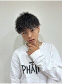 刈り上げマッシュ＆ツイストスパイラルパーマ
