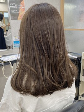 ヘアサロン ドットプラス 町田店(dot. plus) 【市井友佳子】ブリーチなし透明感ミルクティーベージュ!