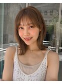 前髪こなれミディ イメチェン銀座カット レイヤーカット
