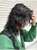 【Champ小阪】ウルフ×パーマでモード系女子(^^)ウェーブヘア