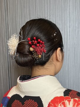 バサラ 池袋店(VASARA) タイトシニヨン♪着物ヘア/浴衣ヘア/卒業式ヘア/成人式ヘア