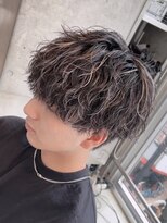 フィフス 仙台(fifth)&nbsp;ツイストパーマツイストスパイラルパーマメンズハイライトパーマ