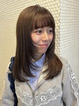 ソワンドゥブレスココ 京都店(soin de brace coco.) くすみベージュ×こだわりフェイスレイヤー
