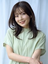 ピークアブー アヴェダ アトレ恵比寿(PEEK-A-BOO AVEDA) レイヤーミディアム/顔まわりレイヤー/くびれミディ/前髪あり