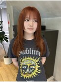 〈オレンジベージュ/顔まわりカット〉