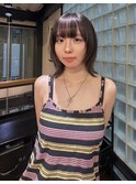 顔周りレイヤーカット/ウルフカット/前髪カット