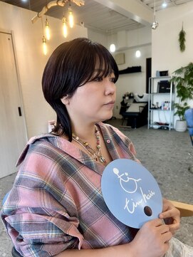 ティムヘアー(tim hair) 大人ウルフ×ボルドールビー by tim hair