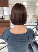 ハイライトバレイヤージュダブルカラーショートカット