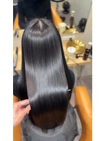 テラ 仙台(Tera)&nbsp;ブルーブラック 髪質改善縮毛矯正 髪質改善ストレート