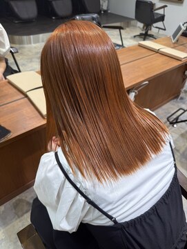 コレット 大宮(collet) オレンジブラウン/ブリーチなしダブルカラー/暖色系