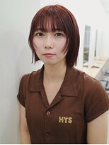 ミル(milu) 【リオン】顔まわりレイヤー/切りっぱなしボブ/四条/河原町